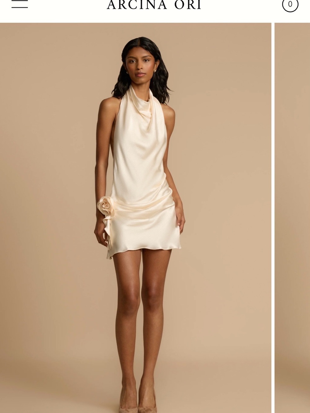 Arcina Ori Rosa Dress Ivory - XS - NWT